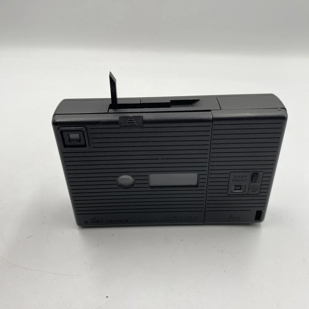 Vintage Kodak Disc 3600 Camera USA Made 1980s Disc Film Point Shoot Flash Tested